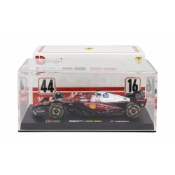 Ferrari SF-25 with driver 16 Charles Leclerc F1 Italie Monza 2025 Bburago BU36852MON-16-HC