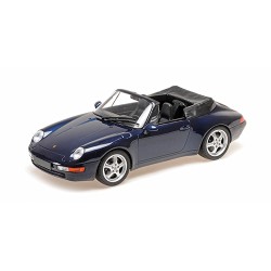 Porsche 911 (993) Cabriolet 1994 Blue Metallic Minichamps 155061130