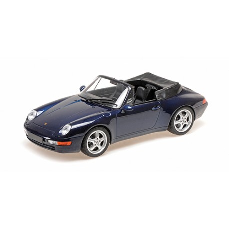 Porsche 911 (993) Cabriolet 1994 Blue Metallic Minichamps 155061130