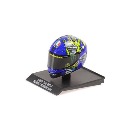 Casque Helmet 1/10 Valentino Rossi Moto GP Mugello 2009 Minichamps 315090076