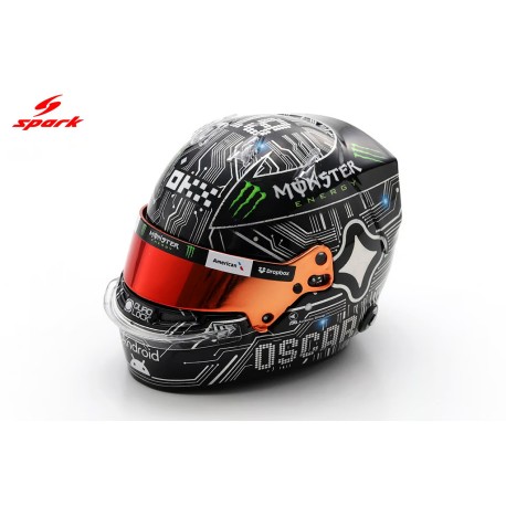 Casque Helmet 1/5 Oscar Piastri McLaren F1 USA Austin 2025 Spark 5HF230
