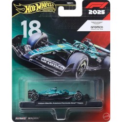 Aston Martin Mercedes AMR25 18 Lance Stroll F1 2025 Hotwheels JKD87