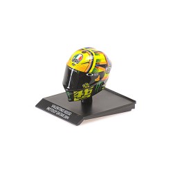 Casque Helmet 1/10 Valentino Rossi Moto GP Qatar 2014 Minichamps 315140056