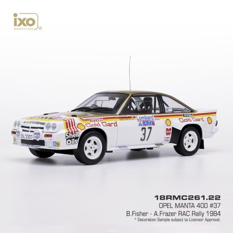 Opel Manta 400 37 Manx Rally 1984 B. Fisher - A. Frazer IXO 18RMC261
