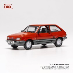 Ford Fiesta MKII 1984 Red IXO CLC636N