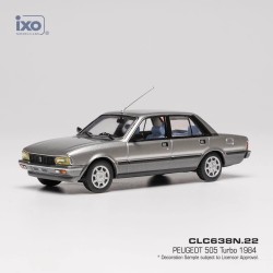 Peugeot 505 Turbo 1984 Silver IXO CLC638N