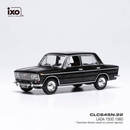Lada 1500 1980 Black IXO CLC645N