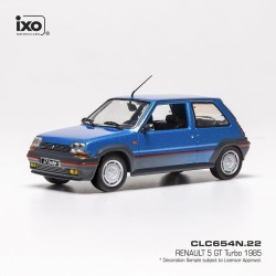 Renault 5 GT Turbo 1985 Blue IXO CLC654N