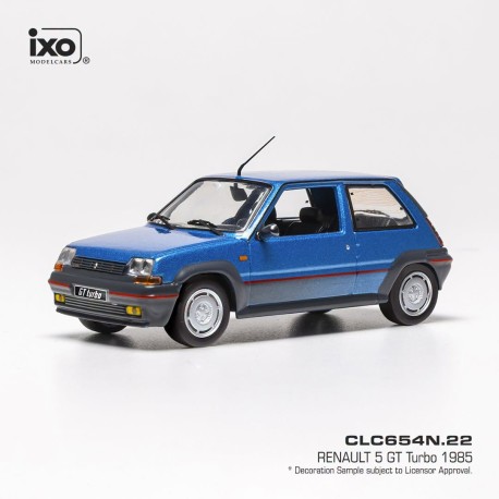 Renault 5 GT Turbo 1985 Blue IXO CLC654N