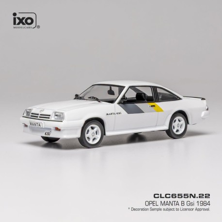 Opel Manta B GSI 1984 White deco IXO CLC655N
