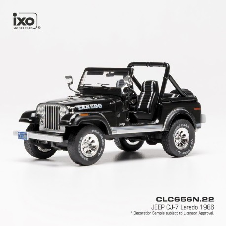 Jeep CJ-7 Laredo 1980 Black IXO CLC656N