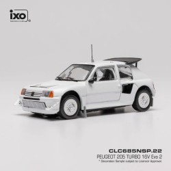Peugeot 205 Turbo 16V Evo 2 1986 White IXO CLC685NSP