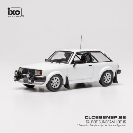 Talbot Sunbeam Lotus 1981 White IXO CLC688NSP