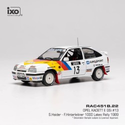 Opel Kadett E GSi 13 Rallye des 1000 Lacs 1989 S. Haider - F. Hinterleitner IXO RAC451B
