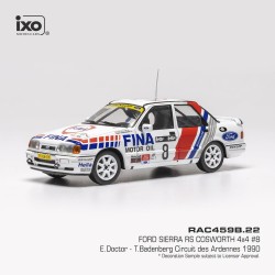 Ford Sierra RS Cosworth 4x4 8 Circuit des Ardennes 1990 E. Doctor - T. Badenberg IXO RAC459B