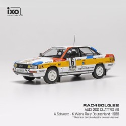 Audi 200 Quattro 6 Rallye d\'Allemagne 1988 A. Schwarz - K. Wicha IXO RAC460