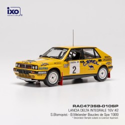Lancia Delta Integrale 16V 2 Boucles de Spa 1989 S. Blomqvist - B. Melander IXO RAC473SB-010SP