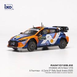 Hyundai i20 N Rally1 16 2nd Rallye d\'Arabie Saoudite 2025 A. Fourmaux - A. Coria IXO RAM1012B