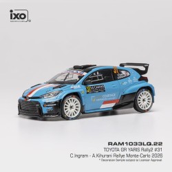 Toyota GR Yaris Rally2 31 Rallye Monte Carlo 2026 C. Ingram - A. Kihurani IXO RAM1033LQ