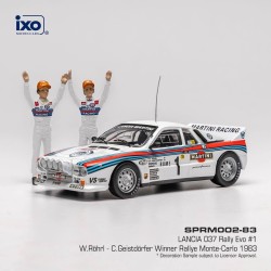 Lancia 037 Rally Evo 1 Rallye Monte Carlo 1983 W. Rohrl - C. Geistdorfer IXO SPRM002-83