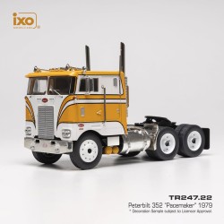 Peterbilt 352 Pacemaker 1979 White Yellow IXO TR247