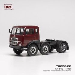 Fiat 690 T1 1961 Dark Red IXO TR256