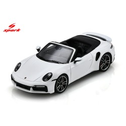 Porsche 911 Turbo S 992 Cabriolet White Black interior Spark S8784