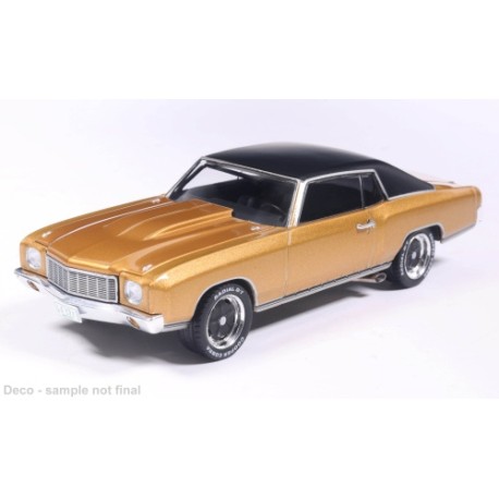 Chevrolet Monte Carlo 1971 Gold Black IXO CLC661N