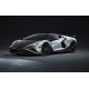 Lamborghini Revuelto SV Azzurro Tethys with Black - Red Livery Looksmart LS577B