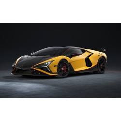 Lamborghini Revuelto SV Giallo with Black - Red Livery Looksmart LS577D