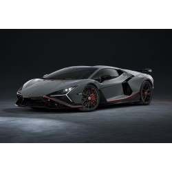 Lamborghini Revuelto SV Grigio Telesto with Red - Black Livery Looksmart LS577F