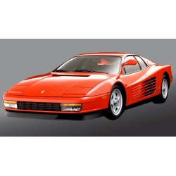 Ferrari Testarossa 1984 Red Bburago BU16028R