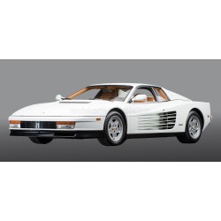 Ferrari Testarossa 1984 White Bburago BU16028W