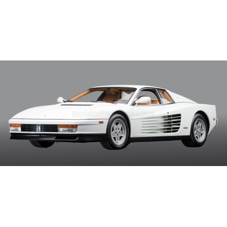 Ferrari Testarossa 1984 White Bburago BU16028W