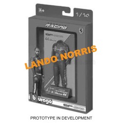McLaren Racing Suit 1 Lando Norris F1 2026 Bburago BU48201-1