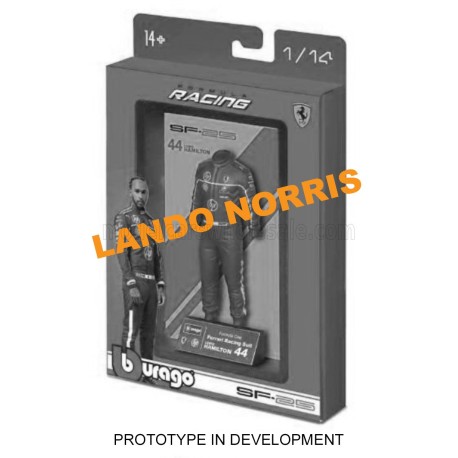 McLaren Racing Suit 1 Lando Norris F1 2026 Bburago BU48201-1