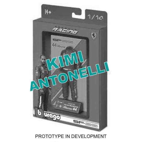Mercedes GP Racing Suit 12 Kimi Antonelli F1 2026 Bburago BU48202-12