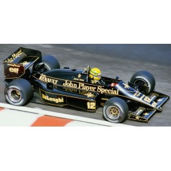Lotus Renault 98T Turbo 12 Ayrton Senna F1 Winner Espagne 1986 with pilot figure GP Replicas GP12-48AWD