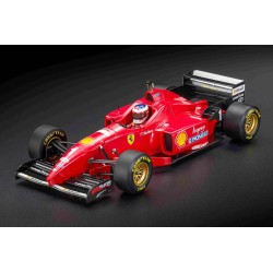 Ferrari F310 1 Michael Schumacher F1 Monaco 1996 with pilot figure - Pole Position GP Replicas GP43-054BWD