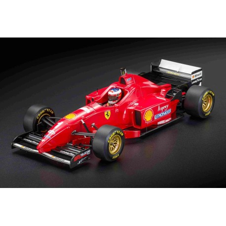 Ferrari F310 1 Michael Schumacher F1 2nd Saint-Marin 1996 with pilot figure - Pole Position GP Replicas GP43-054CWD