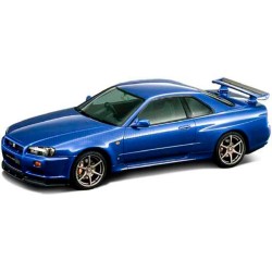 Nissan Skyline GT-R R34 Coupe 1999 Blue Maisto MAI31484