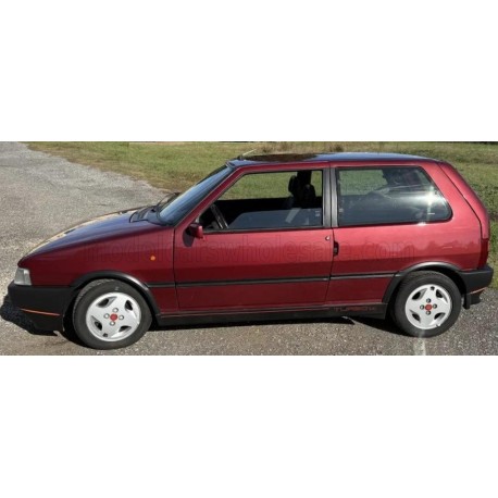 Fiat Uno Turbo ie 2 Series 1990 Red Metallic Full Openings Mitica MITICA201051-D