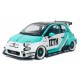 Fiat Nuova 500 Abarth Liberty Walk Body Kit Racing 2025 White Light Blue Solido S1815403