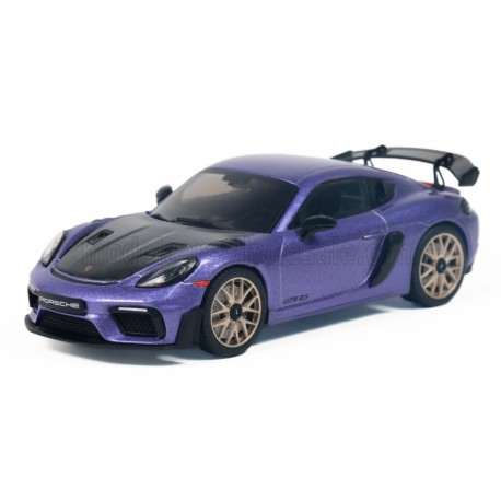 Porsche 718 Cayman GT4 RS Weissach Package Coupe 2024 Purple Black Solido S4318803