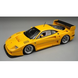 Ferrari F40 LM 1996 Giallo Modena Press Version Enkei Silver Wheels Tecnomodel TEC12-17B