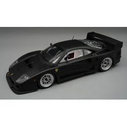 Ferrari F40 LM 1996 Matt Black Press Version Enkei Silver Wheels Tecnomodel TEC12-17C