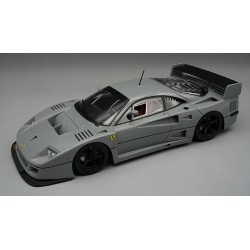 Ferrari F40 LM 1996 Grigio Medio Press Version Black Wheels Tecnomodel TEC12-17E