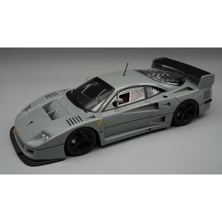Ferrari F40 LM 1996 Grigio Medio Press Version Black Wheels Tecnomodel TEC12-17E