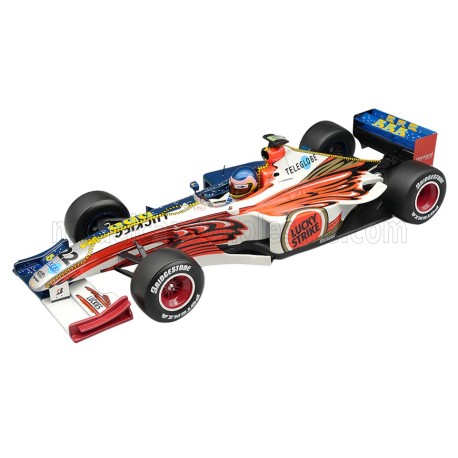 BAR FB01 V10 22 Jacques Villeneuve F1 Monaco 1999 with pilot figure Tecnomodel TMD18-483B