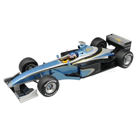 BAR FB01 V10 00 Jacques Villeneuve F1 Essais Espagne 1999 with pilot figure Tecnomodel TMD18-483D